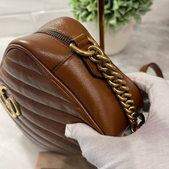 Authentic Gucci Marmont Brown - Picture 4 of 14